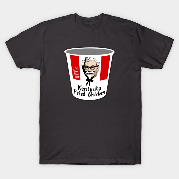 KFC Bucket T-Shirt by BigOrangeShirtShop